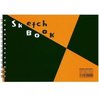 Drawing Paper Sketchbook B6 – Maruman Design Series, 24 Narrow‑Edge Sheets