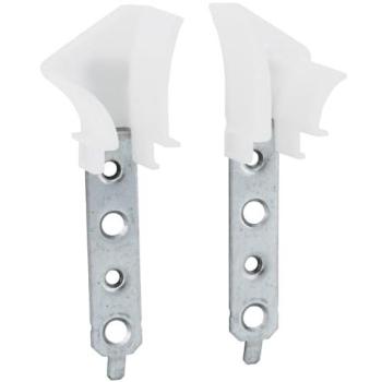 Paire tulipes tunnel pour volet roulant – lames 7‑9 mm, 4 trous, entonnoir rail guidage universel
