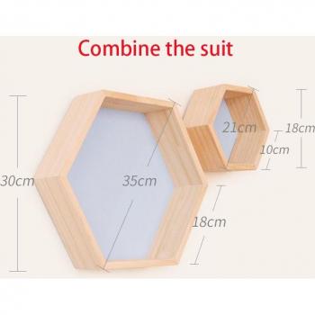 Hexagon Wanddecoratie Rack