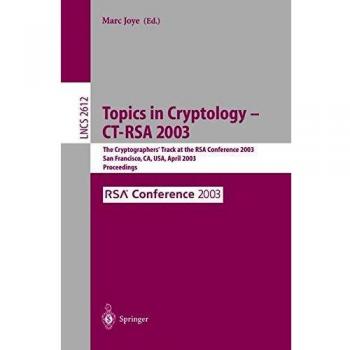 Topics in Cryptology -