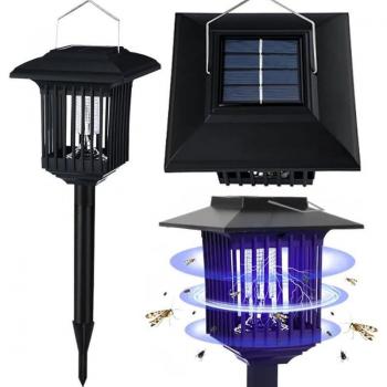 Lámpara Solar LED Tutumi J-22 13x15x13cm Negra