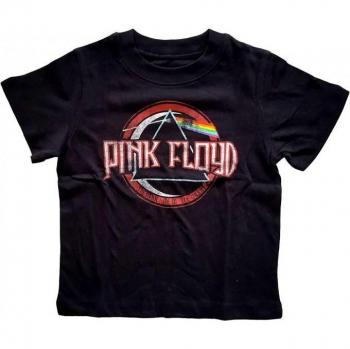 Schwarz Vintage T-Shirt für Kinder Pink Floyd 12 Monate