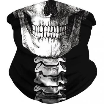 Seamless Polyester Skull Sweatband