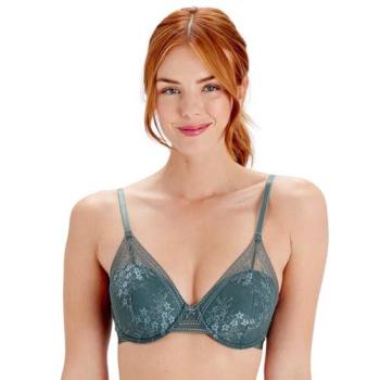 Pretty Polly Womens Botanical Lace High Apex Bra in Olive – Size 34D
