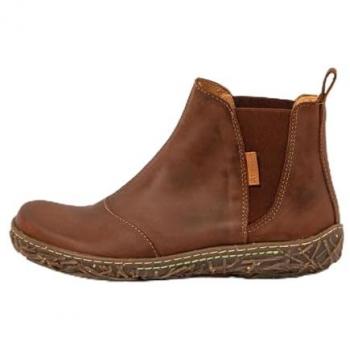 El Naturalista Damen-Casual-Stiefel 38 in Terra – kombiniert Leder und Textil