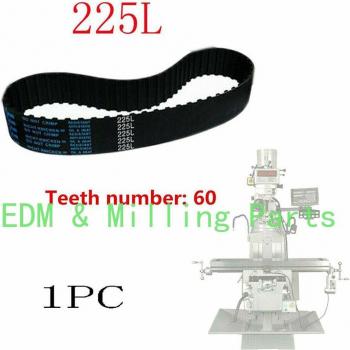Fresadora 225L Bridgeport, 60 Dientes, Cinta de Molino Vertical