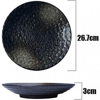 FANCITY Round Shallow Plate