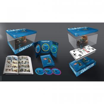 COFFRET COLLECTOR GASTON   FIGURINE, 6 DVD, ALBUM   NEUF SOUS BLISTER