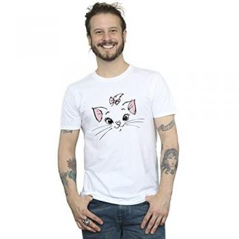 White Marie Face Pocket Men's T‑Shirt