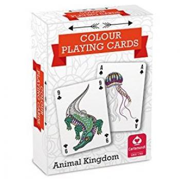 Cartamundi Baraja de poker de 54 cartas Personalizable Animales Para colorear