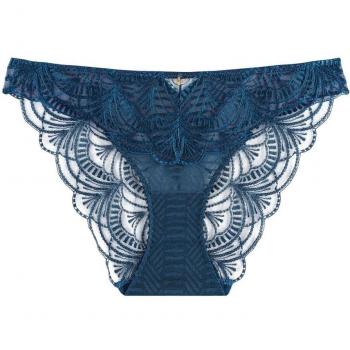 Aubade Ethnic Vibes Brief in Dark Cyan L