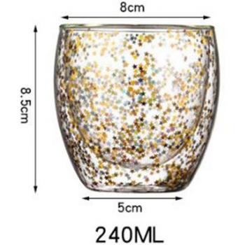 Lentejuelas Brillante Taza Whisky
