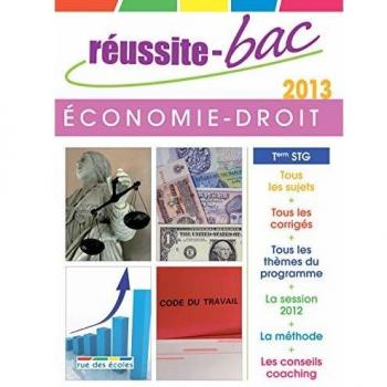 Economie-droit, Term STG : 2013 rue des écoles Rue des écoles