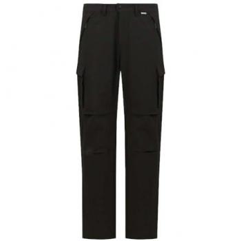 Pantaloni Cargo Impermeabili Neri Regatta