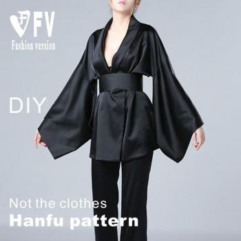 Hanfu en soie modèle physique BHF-009
