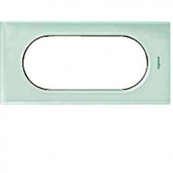 Céliane Plaque 4 à 5 Modules Verre Kaolin
