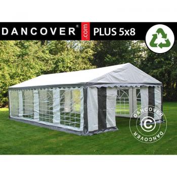 Carpa Fiestas DANCOVER 5x8 m – Gris y Blanco