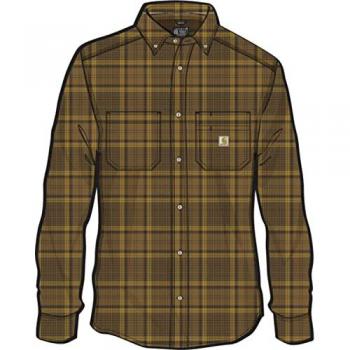 Camisa de Manga Larga Carhartt Rugged Flex Midweight Flannel Plaid