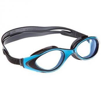 Gafas de natación Mad Wave Flame azul negro con lentes anti-vaho