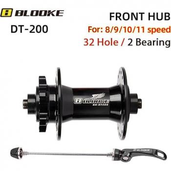 Moyeu de frein à disque Bloomke, 32 trous, 2 roulements, VTT