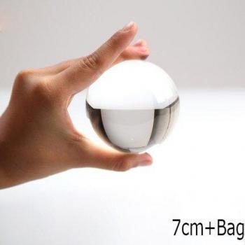 10cm Clear Crystal Photography Sphere