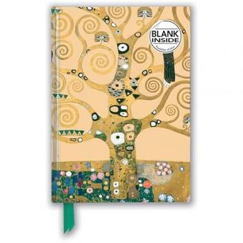 Gustav Klimt Tree of Life Foiled Blank Journal