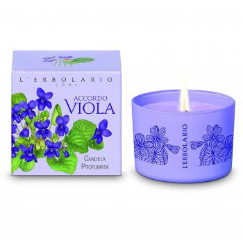 Candela profumata 1 PZ L'Erbolario Accordo Viola