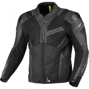 Macna Galvic Giacca da moto pelle‑traforata Nero 54 (Sconto)