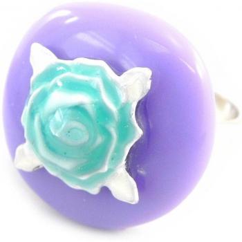 Bague Unique Liberty Lilas Turquoise