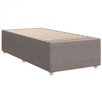 VidaXL Taupe Bettgestell 90x200 cm Stoff