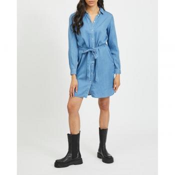 Vestido con Estampado de Botones