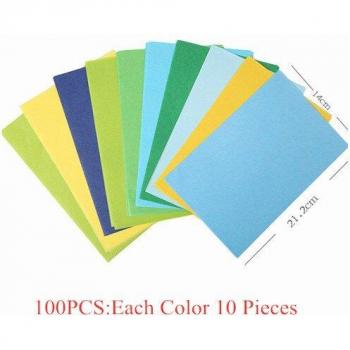 DIY Colorful A5 Tissue Paper