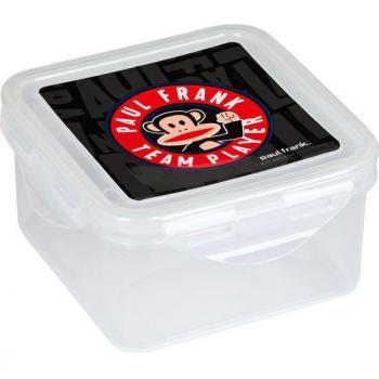 Scatola Portale Pasti Paul Frank Team Player Nera 13x7,5x13
