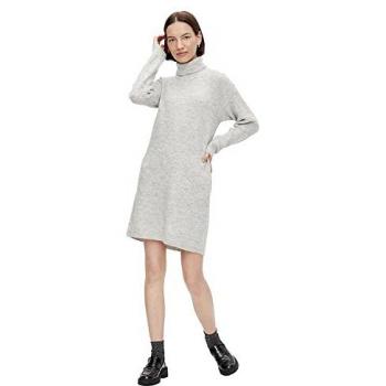 Pieces Körpernahes Strickkleid mit Woll-Anteil Modell 'ELLEN'