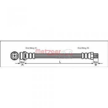 Bremsschlauch für Mazda 3 5