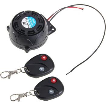 Motorcycle Anti-Theft Vibration Alarm with Double Remote Sensor