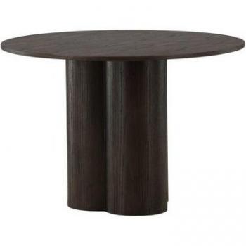 Table à manger fixe sans tiroir, 4 places, bois L 110 cm – Olivia