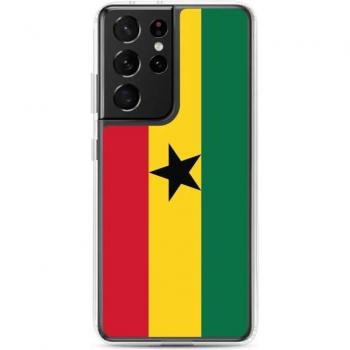 Samsung Galaxy S22 Ultra Ghana Flag Silicone Case – Colorful