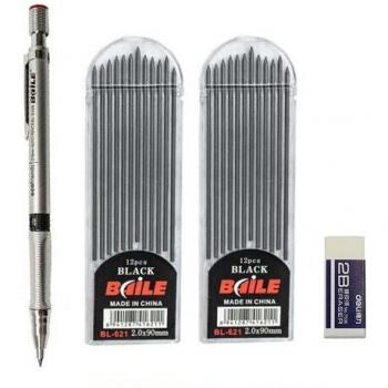 Kawaii Mechanical Pencil Set 2.0mm for Writing Supplies