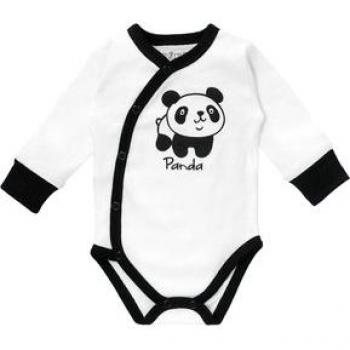 NINI Wickelbody Langarm Panda