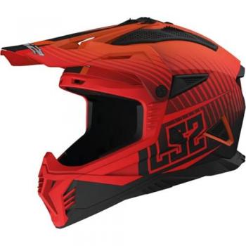 Casque motocross LS2 MX708 Fast II Duck Rouge XS