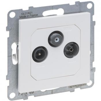 Decodificador de TV/SAT Branco New Suno