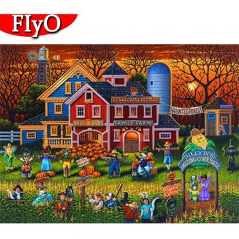 Pintura Cuadrada 5D de Halloween para Decorar
