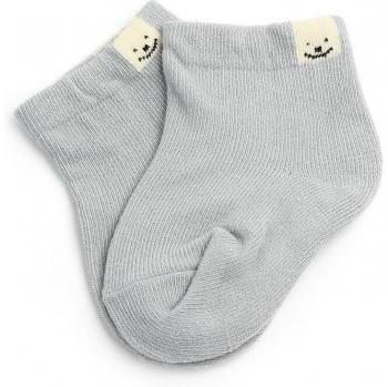 Chaussettes bébé en coton fin, double couleur, taille 1 paire