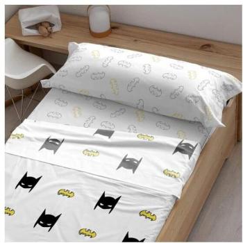 Set de sábanas con almohada y bajera Batmask