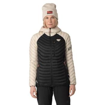 Giacca Dynafit Radical Down con cappuccio nero-bianco per donne – XL