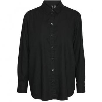 Vero Moda Leinen Hemdbluse VMLINN LINEN LS