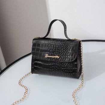 Crocodile Pattern Chain Handbag for Women
