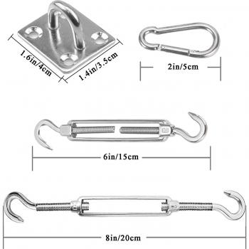 Sun Shade Sail Installation Kit