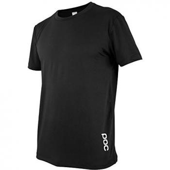POC Radsportbekleidung für Herren, Resistance Enduro Light Tee, Farbe: Carbon Black, Größe: XL